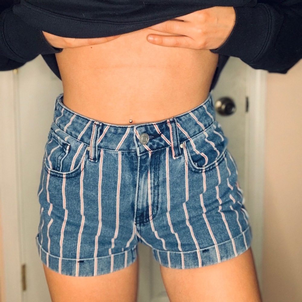 pacsun striped shorts